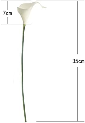 Letjolt White Artificial Calla Lily 12Pcs Realistic Flowers Bouquet - Image 6