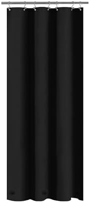 Barossa Design Black Stall Shower Curtain Liner 36" W x 72" H - Image 7