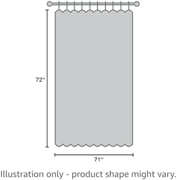 Barossa Design Clear Lavender Shower Curtain Liner Standard Size - Image 7