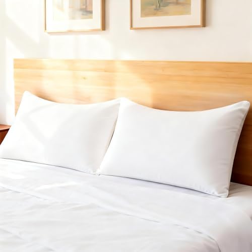 Cooling Curved King Pillow Case for Sider Sleeper Breathable Cool Silky Soft Pillow Cover with Zipper for Hot Sleepers,Hair and Skin Friendly,White,1 Pack,20x36IN - Image 7