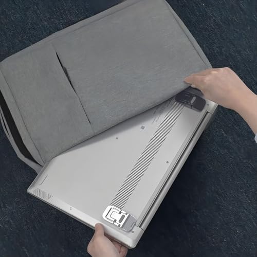 2 Pcs Zinc Alloy Foldable Laptop Stands, Portable Computer Keyboard Riser Feet with 2 Adjustable Angles, Self-Adhesive Invisible Mini Keyboard Stand for Notebook 10-17 Inches - Image 7