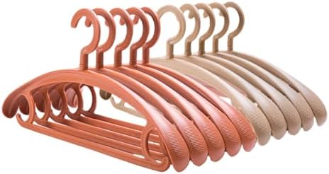 Heavy Duty Coat Hanger Swivel Wide Winter Jacket Hanger Kahki - Image 7