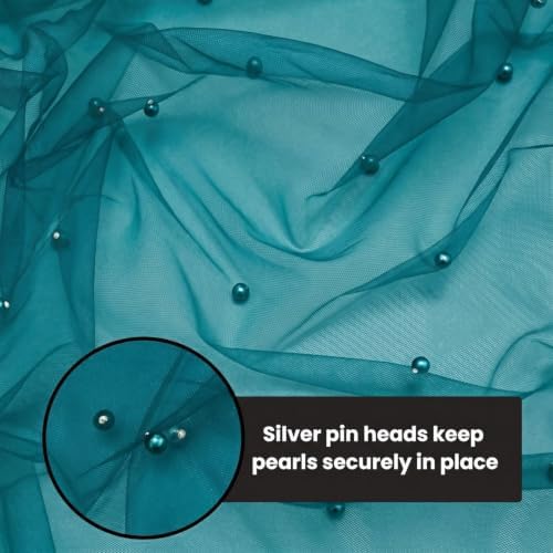 Artoid Mode 6-Pack Pearl Teal Gauze Table Runner 10FT Home Decor - Image 7