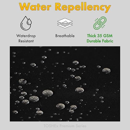 TOSHEX Kitchen Apron Cotton Waterdrop Resistant Adjustable Button Women Men - Image 7