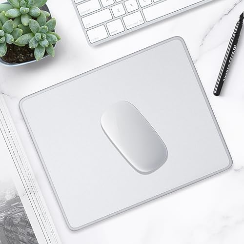 Hsurbtra Mouse Pad, Premium-Textured Square Mousepad 10.2 x 8.3 Inch, Stitched Edge Anti-Slip Waterproof Rubber Pretty Cute Computer Mat for Office Gaming Laptop Women Kids Space Gray - Image 7