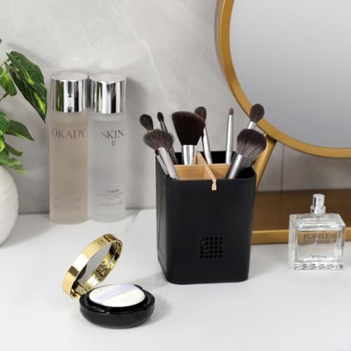 Electric Toothbrush Holder Tooth Brush and Toothpaste Organizer, Black - Image 6