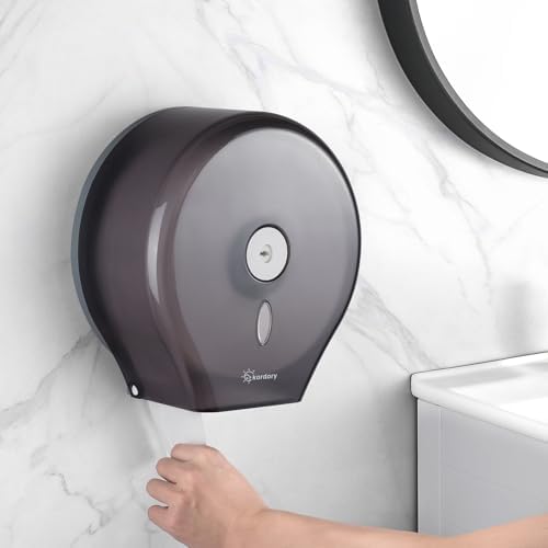 Kordory Wall Mount Toilet Paper Holder, 9" Jumbo Toilet Paper Roll Holder - Image 7