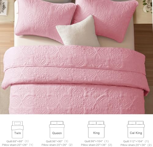 Whale Flotilla Queen Quilt Bedding Set Vintage Damask Reversible Bedspread - Image 6