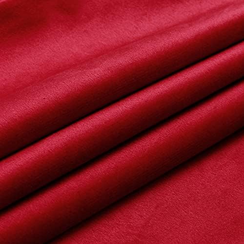 NiNi ALL Red Velvet Throw Pillow Covers 28x28 Pack of 2 Decorative Couch - Image 6