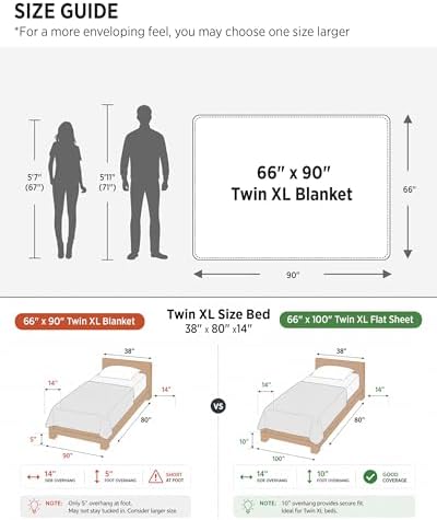 Bedsure GentleSoft Fleece Blanket Twin XL Grey - College Dorm Room Essentials for Guys and Girls Soft Warm Throw Blanket Dorm Room Decor, 66x90 inches - Image 6