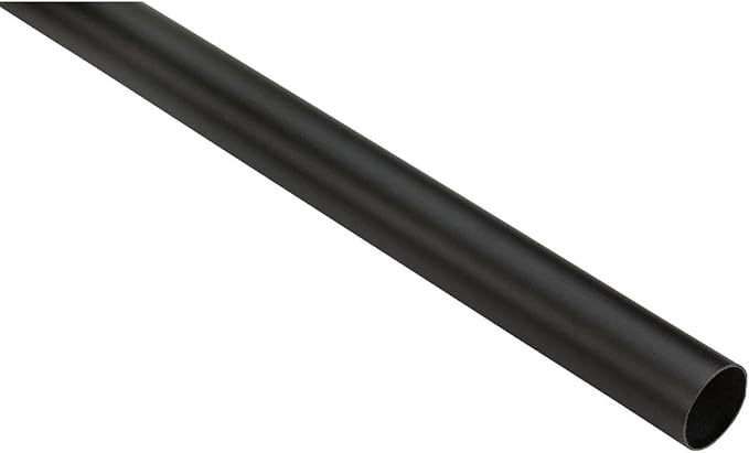 STANLEY Hardware S822-100 833889 Round Closet Rod, 1-5/16 in Dia X 8 ft L X 2 mm T, Steel, Oil Rubbed Bronze