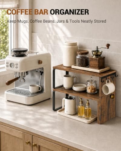 Kitchen Countertop Organizer, Counter Shelf for Corners Coffee Bars Pantry - Image 7