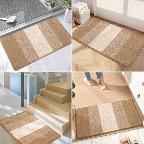 Kitinjoy Indoor Outdoor Door Mat, 45x27 Non-Slip Dirt Trapper Doormats - Image 6