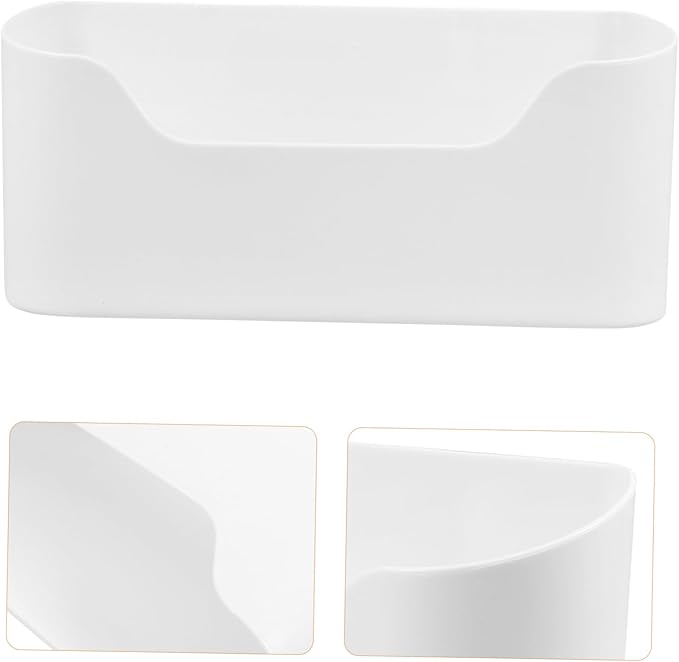 2Pcs Wall Mounted Storage Boxes Adhesive Cabinet Door Organizers for Efficient Space Saving Floating Containers for Makeup Sundries and Pantry Items Stylish