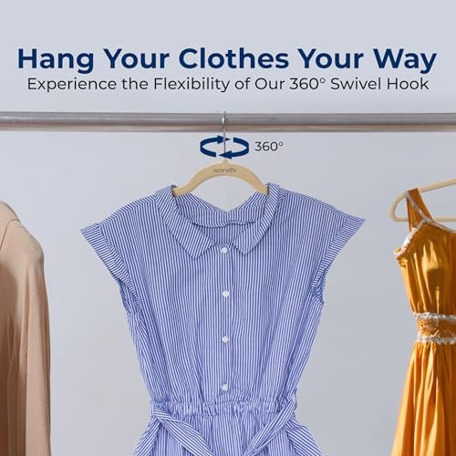 SereneLife Velvet Hangers – 10 Pack, Slim & Space Saving for Closets - Image 6