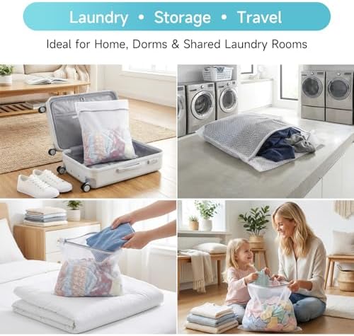 GOGOODA Mesh Laundry Bags Large Wash Bags for Delicates Large Size - Image 6