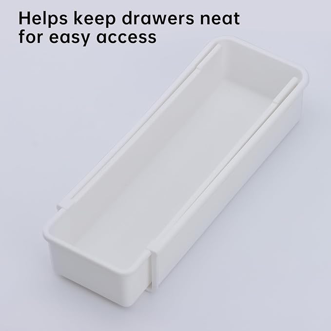 UXIETIN Expandable Straw Organizer Drawer for Cabinet,Reusable Extra Long Straw Drawer Organizer Fits for 60oz Stanley Long Straw