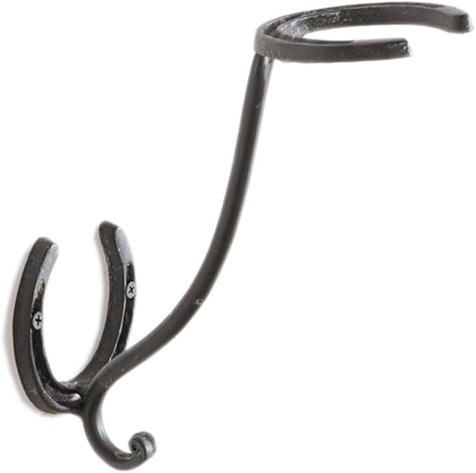 Western Horseshoe Wall Hat Rack