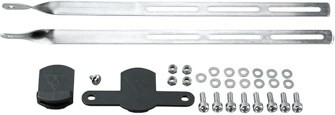 Topeak Extra Long Rack Mounting Bracket – 34.5 cm Extension Arm for BabySeat II and MTX Tubular Racks – Durable Steel Construction for Small Bike Frames – Improves Rack Stability and Fit