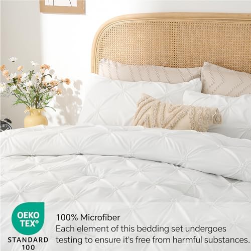 BEDELITE Twin Comforter Set White,Fluffy & Soft Comforter - Image 6