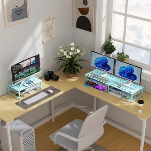 gianotter 2-Tier Metal Monitor Stand Riser - Image 7