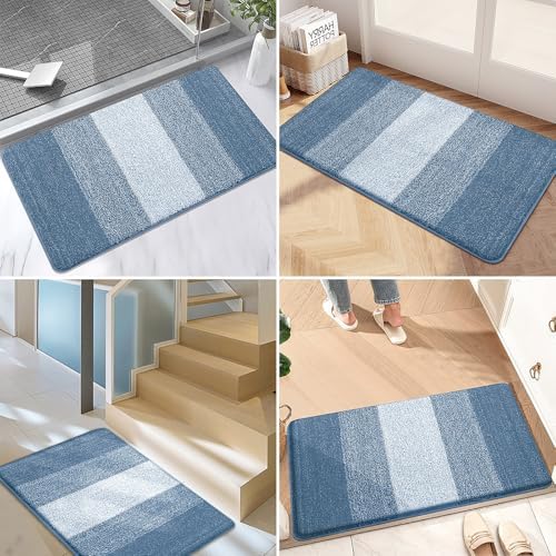 Kitinjoy Indoor Outdoor Door Mat, 40x32 Non-Slip Dirt Trapper Doormats - Image 5