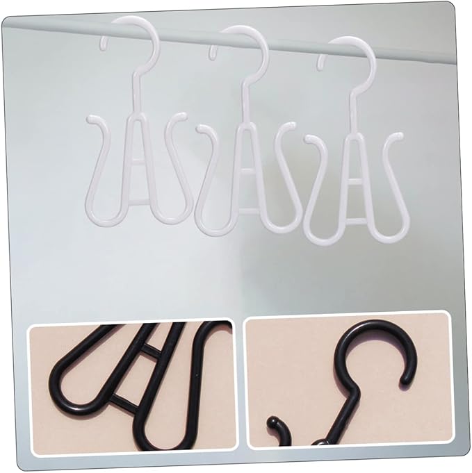 GLEAVI 20pcs Door Shoe Organizer Shoe Hanging Hooks Closet Storage Drying Rack Entryway Storage