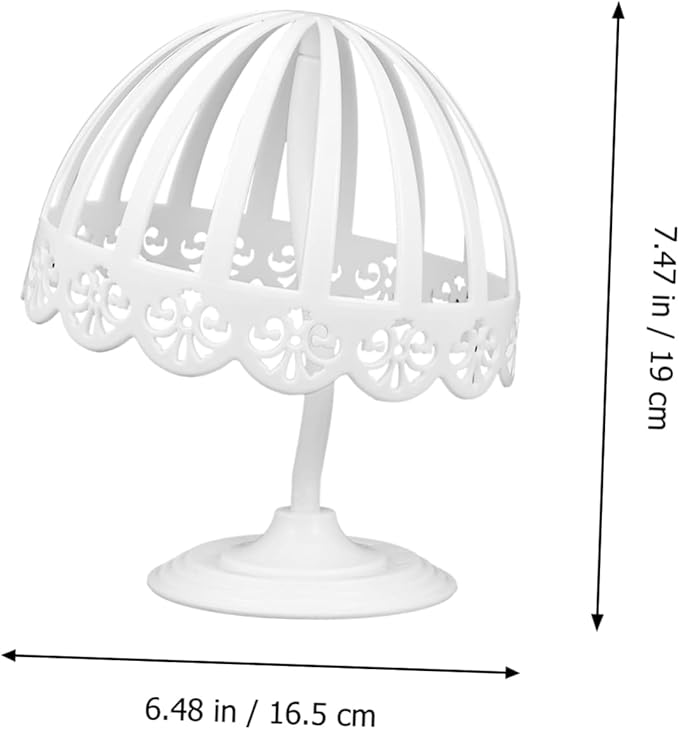 IMIKEYA 2pcs Hat Rack Baby Bonnet Holder Hat Holder Baby Bonnet Rack Display Stands Showing Stand s for Kids Has Polyethylene (pe) White Organizer Child Storage