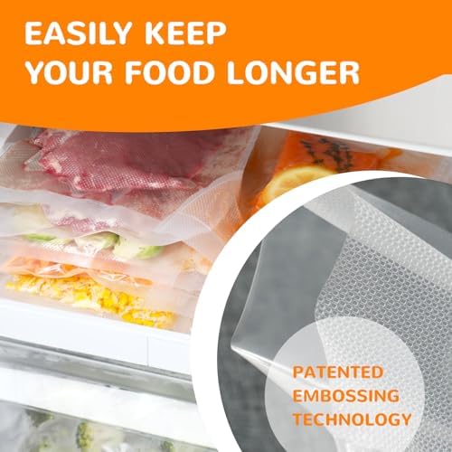 Food saver vacuum sealer bags rolls, Multiple Sizes, Box Storage,Less Waste - Image 6
