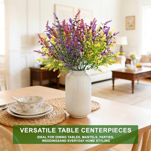 TURNMEON 20 Bundles Artificial Flowers for Outdoors UV Resistant No Fade - Image 6