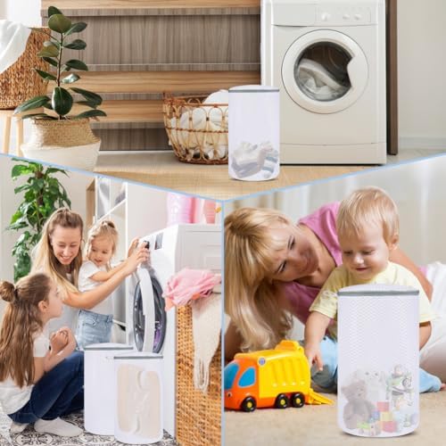 Vivifying Shoe Washing Machine Bag, 2 Pack Honeycomb Mesh Laundry Bag with Zipper for Sneakers, Running Shoes, Sock, Bras, Delicates and Toys - Image 7
