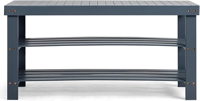 3 Tier Bamboo Shoes Rack,Narrow Vertical Shoes Rack,Freestanding Shoe Organizer Shelf,Shoe Rack Storage Organizer,with Shelves,for Closet, Entryway, Front Door Entrance, Bedroom, Hallway (Gray)
