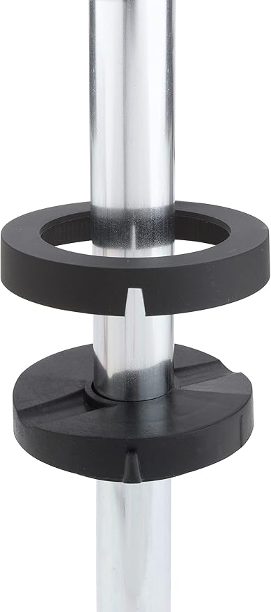 20" White Value Line Polymer Full-Circle 3-Shelf Lazy Susan for 33" to 36" H Corner Wall Cabinets