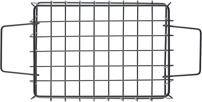 G.E.T. WB-315-MG Heavy Duty Iron Wire Utility Storage Basket/Bin with Handles, 11" x 8" x 8"