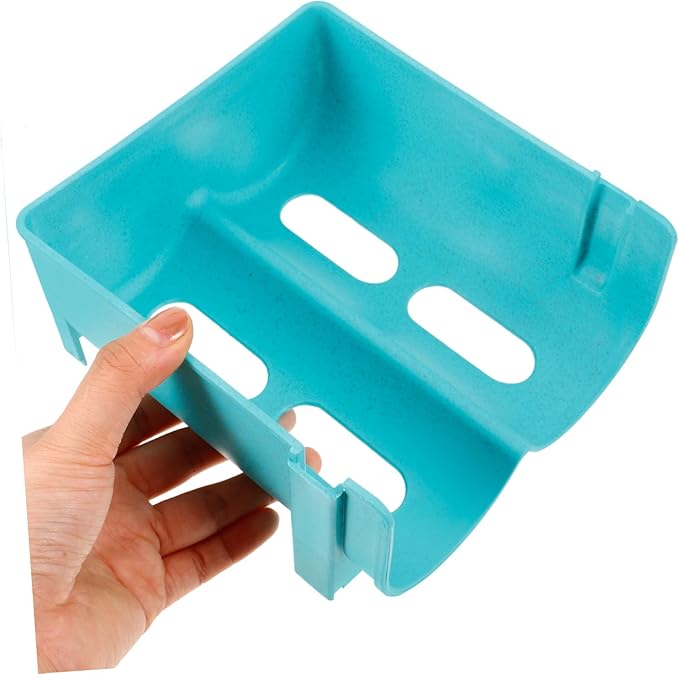 SOLUSTRE Beer and Soda Can Holder Organizer for Fridge Portable Blue Storage Rack for Bottles and Cans for Home Kitchen and Party Use