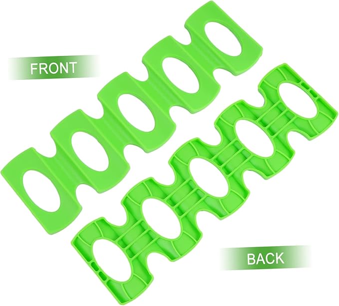 SHOWERORO 2pcs Silicone Beverage Storage Mats Beer Can Holders for Fridge Easy to Clean Space Saving Dishwasher Safe for Home Office Bar and Parties