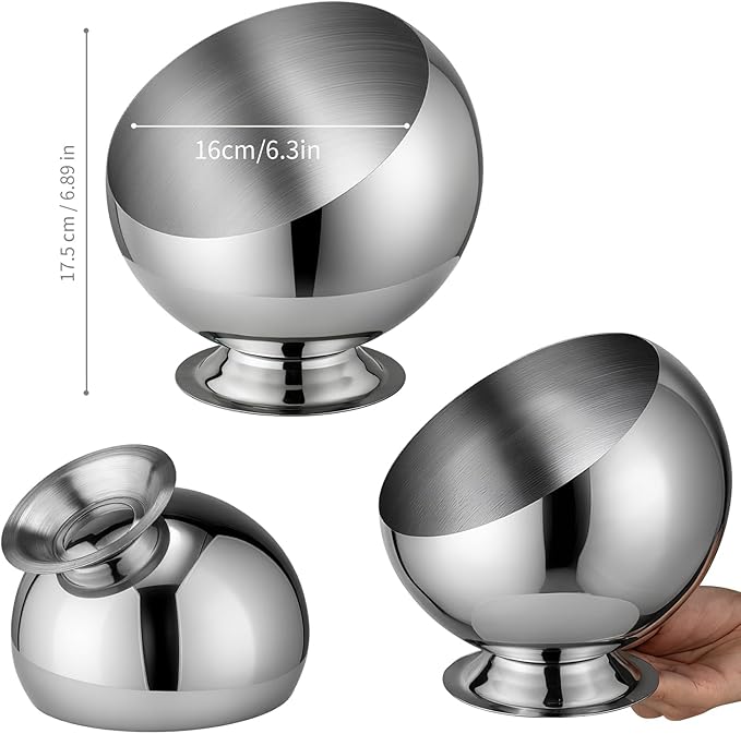 Coffee Pod Holder - Large Capacity Metal K Cup serve for Nespresso Pod Storage Container with Silver Finish, Multi-Use Creamer & Candy Bowl for Countertop, Coffee Bar Accessories(Silver)