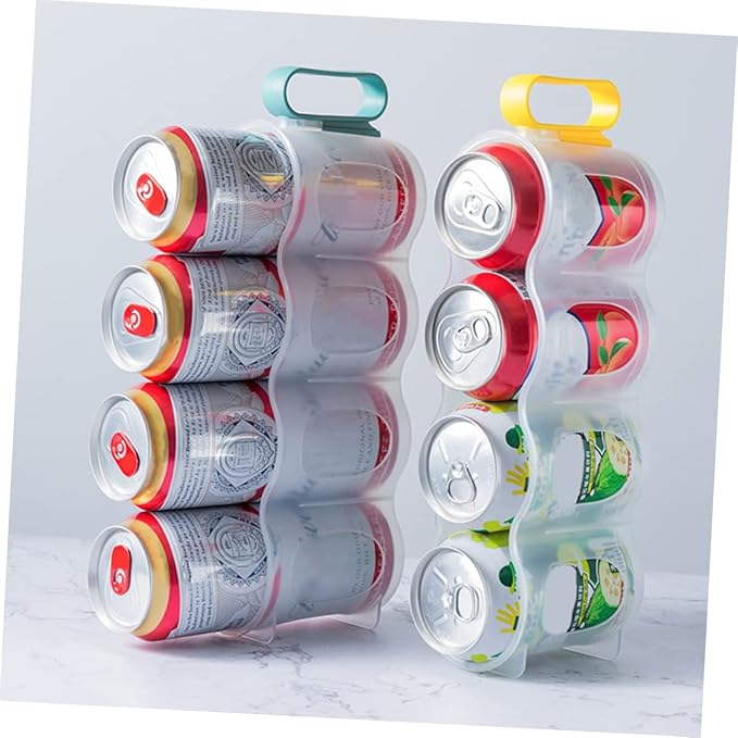 Hemobllo 3Pcs Can Dispenser Organizer for Refrigerator Versatile Soda Rack for Drinks Beer and Canned Beverages Storage for Home Kitchen and Pantry