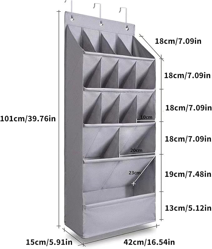 Space Saving Over Door Shoe Holder Maximized Storage with Oxford Over Door Shoe Organizers for Small Living Spaces Storage