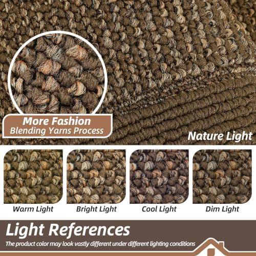 BEQHAUSE Indoor Door Mat 24" x 60", Dirt Trapper Door Mats, Brown - Image 6