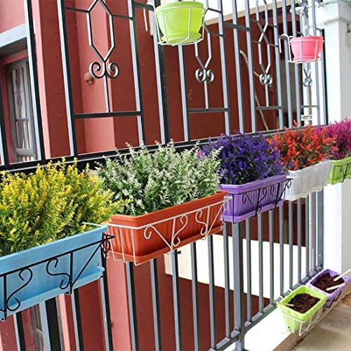 RECUTMS Artificial Plants Lavender, 8 Bundles Outdoor UV Resistant Greenery - Image 6