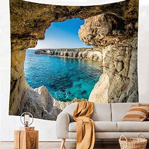 Llamazing Forest Tapestry - Magic Landscape for Living Room & Bedroom Decor (Sea, 60''L51''W) - Image 7