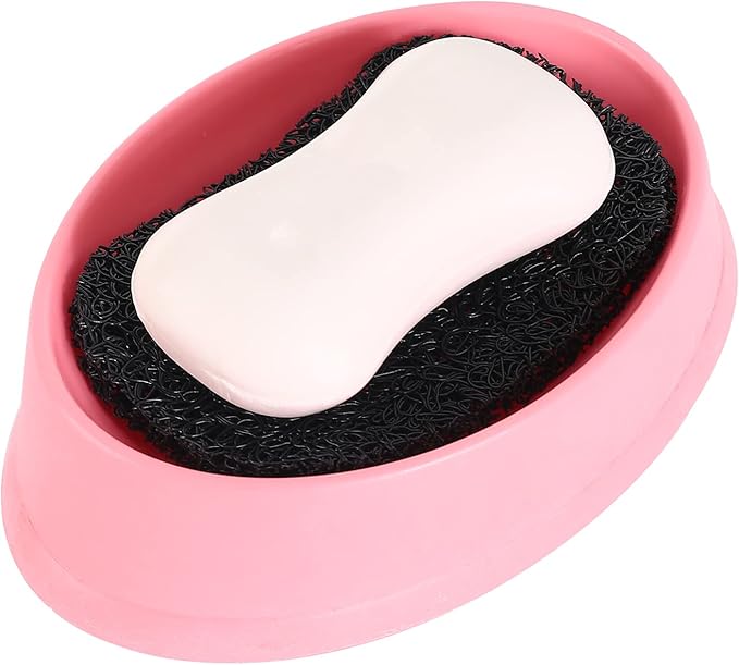 15 Piece Soap Savers Pads - Black BPA Free Holder for Bar Soap, Non-Slip Self Draining Dish Lift for Shower, Kitchen, Bathroom - Tray Bulk Accessories