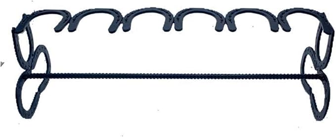 Black Horseshoe Boot Rack