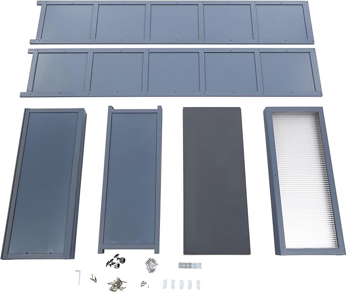 10 Tier Shoe Rack Organizer with Door, 40 Pairs Entryway Shoe Storage Cabinet Narrow Shoe Organizers and Storage Shoe Rack for Entryway Bedroom Hallway (Grayish Blue)