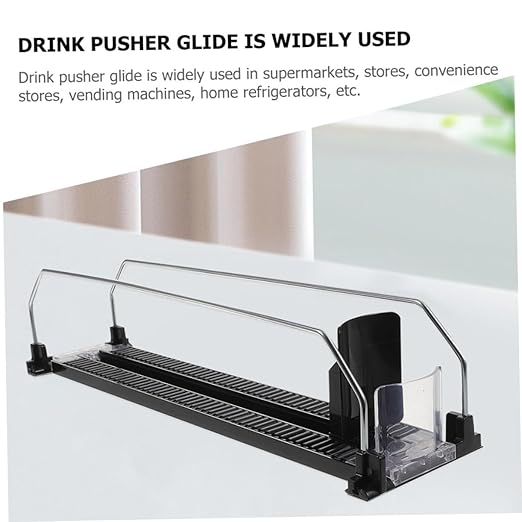 Beverage Pusher Can Organizer Drink Automatic Pusher Glide for Refrigerator Shelf