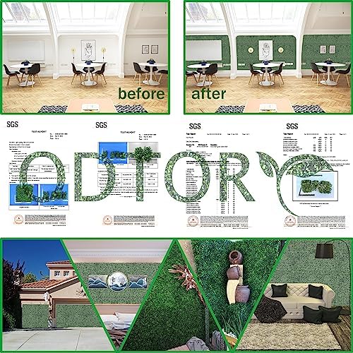 ODTORY Artificial Grass Wall Greenery Backdrop, 10X10 in 16P (11.2 sqft) - Image 6