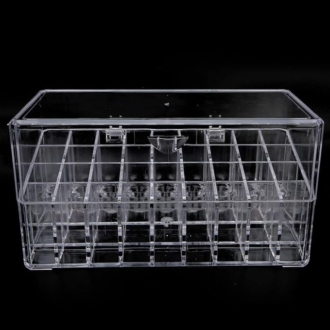 Dioche 36 Grid Dust Proof Lipstick Storage Organizer Rack, Made of Acrylic Material, Neat and Tidy for Lipstick Cosmetics Earrings, Dioche8c4oazgv2t