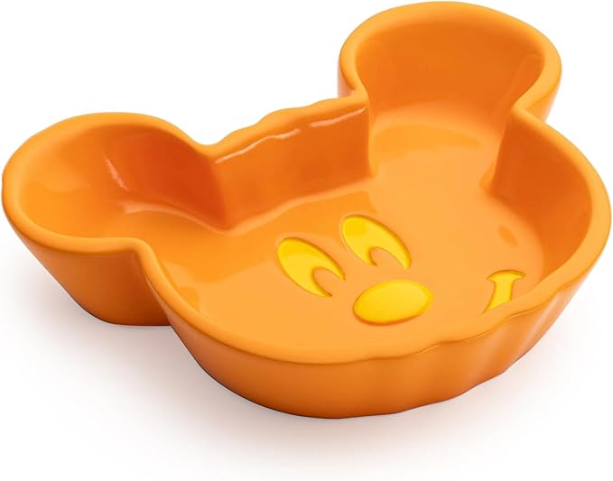 Jay Franco Disney Mickey Mouse Pumpkin Jack-O-Lantern Soap Dish - Autumn & Halloween Bathroom Décor Sponge Holder