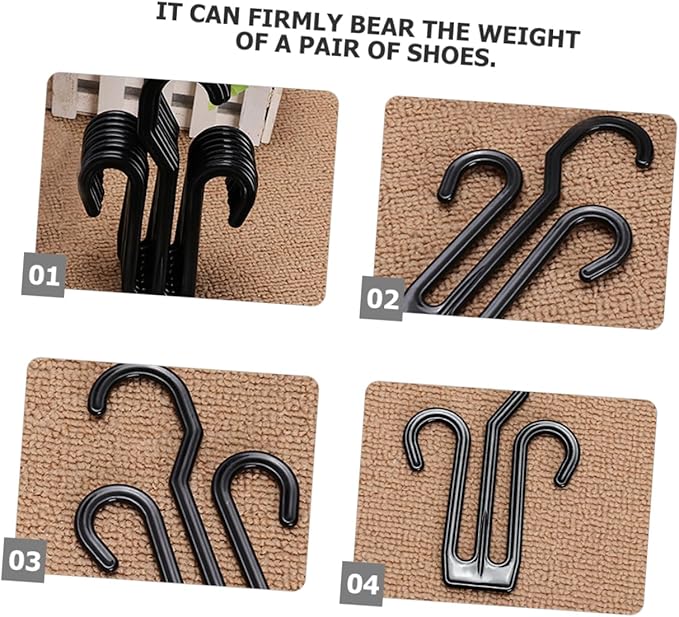 25pcs Shoe Rack for Closet Hanging Decorative Shoe Display Racks Slippers Drying Organizer